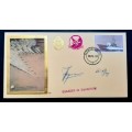 ** South African Air Force: 24 Squadron ` Boston Shuttle Service` FDC Signed w/ Insert.**