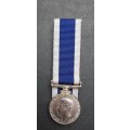 ** KGVI Naval Long Service and Good Conduct Miniature Medal w/ Ribbon.**