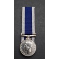 ** KGVI Naval Long Service and Good Conduct Miniature Medal w/ Ribbon.**