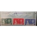 ** 1937 KGV Malta Coronation Commemorative Stamps ½d, 1½d , 2½d (MINT).**
