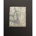 ** 1905 KEVII Transvaal ½d Green Stamp (USED)#2 .**