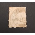 ** 1905 KEVII Transvaal 6d Yellow Stamp (USED)#2 .**