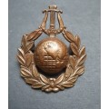** WW1 Royal Marines Naval Band Service Cap Badge (Lugs Intact).**