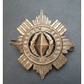 ** 1899-1939 Kimberley Regiment Voided Cap Badge w/ Pin (6cm x 6cm).**