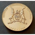 ** 1886-1986 Eeufees/ Centenary Rand Pioneers of Johannesburg Bronze Medallion (34.28g).**