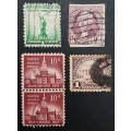 ** Lot 1920 - 1950 U.S. Postage Stamps x 5 (USED).**