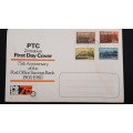 ** 1980 Zimbabwe 75th Anniversary Post Office Bank FDC w/ Insert Card.**