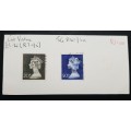 ** 1972 Great Britain QEII 20P & 50P Stamps (USED).**