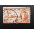 ** 1946 Northern Rhodesia KGVI 3c Orange Stamp (USED).**
