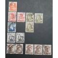 ** 1961 Italy `Michelangelo` Postage Stamps x14 (USED).**