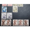 ** 1961 Italy `Michelangelo` Postage Stamps x14 (USED).**