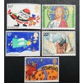 ** 1981 Great Britain Christmas Stamps Complete x 5 (MINT)