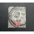 ** 1902 Great Britain KEVII 2d Green/Carmine  Stamp (USED).**
