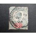 ** 1902 Great Britain KEVII 2d Green/Carmine  Stamp (USED).**
