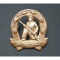 ** 1960s SADF Commando Officer`s Cap Badge w/ Screw Lugs (5cm x 4.5cm).**