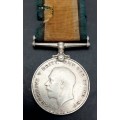 ** WW1 British War Medal : 1st Kings African Rifles w/ Ribbon att. Pte. Nani **