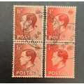 ** 1936 Great Britain KEVIII 1d + 1½d Pair Stamps (USED).**