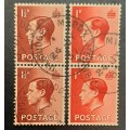 ** 1936 Great Britain KEVIII 1d + 1½d Pair Stamps (USED).**