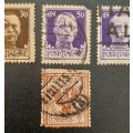 ** 1944 Italian Social Republic Fascist Stamps x4 (USED).**
