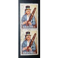 ** 1972 Andorra 5 Ptas Postage Stamps Pair (USED).**