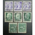 ** 1944 Italian Social Republic Definitives Stamps x8 (USED).**