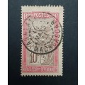 ** 1908 French Madagascar 10c Red  Stamp (USED).**