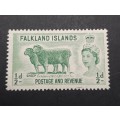 ** 1960 Falkland Islands QEII ½d Sheep Stamp (UNUSED).**