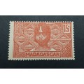 ** 1930 Madagascar 15c Betsileo Woman Stamp (MINT).**