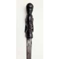 ** 20th Century Kenya Maasai Herders` Baton Dagger (31cm).**