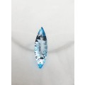 ** STUNNING: Swiss Blue Marquise Cut Topaz Semi-Precious Gem (5.7 ct ).**