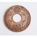 ** 1928  KGV East Africa 1c Coin `KN`  [ F/VF ].**