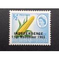 ** 1965 Southern Rhodesia ½d Maize ` Independence` Stamp (USED).**