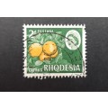 ** 1966 Rhodesia 2d Citrus Stamp (USED).**