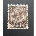 ** 1925 KGV Northern Rhodesia 1d Stamp (USED).**