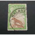 ** 1947 KGVI Nyasaland Green 1d Stamp (USED).**