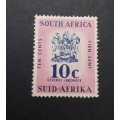 ** 1961 South Africa 10c Revenue Postage Stamp(USED)**
