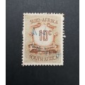** 1961 South Africa 10c Revenue Postage Stamp (USED)**