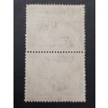 ** 1938 KGVI Uganda, Kenya, Tanganyika 50c Pair Stamps (USED)**
