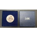 ** 150th Anniv. 1820 Settlers Algoa Bay Bronze Medallion w/ Case (EF).**