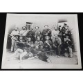 ** Boer War : 1899/1900 Armed Boer Kommando Large B/W Photograph (21cm x 16cm).**