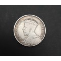 ** .925 Silver KGV 1932 Southern Rhodesia 1 Shilling Coin (VF/F).**