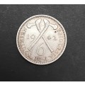 ** .925 Silver KGVI 1942 Southern Rhodesia 6d Coin (VF+) #B