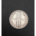 ** 1937 Southern Rhodesia .925 Silver 3D Coin (VF) #B**
