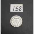 ** 1959 QEII South Africa 3d  .500 Silver  Coin (VF/F).**