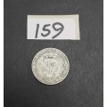 ** 1958 QEII South Africa 3d  .500 Silver  Coin (VF/F).**