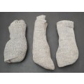 **Rhodesian Bush War: 1970s Rhodesian Army Issue Wool Socks x3 Pairs by Cromwell (Size: 9/10)**