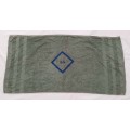 **Rhodesian Bush War: Rhodesian Army issue Green Towel (1m x 0.5m) #3.**