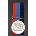 ** Pre-1994 Transkei Military Rule Silver 10 Year Medal w/ Ribbon(2192).**
