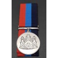 ** Pre-1994 Transkei Military Rule Silver 10 Year Medal w/ Ribbon(2192).**