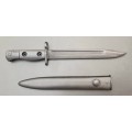 **Rhodesia/ Nyasaland: L1A3 FN FAL Knife Bayonet w/ Scabbard (1958/9).**